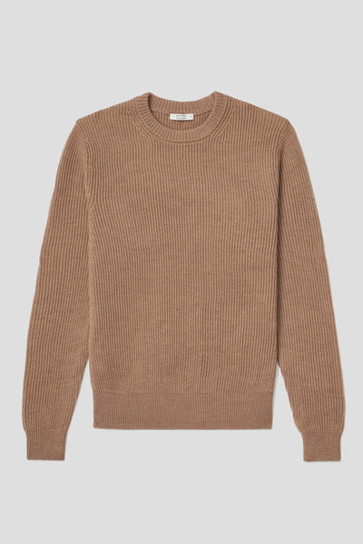 Todd & Gunn online camel colored Italian yarn sweater