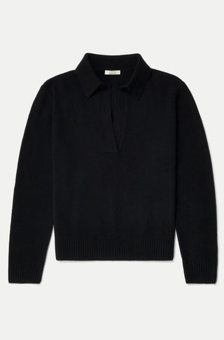 The Cashmere Polo – Black