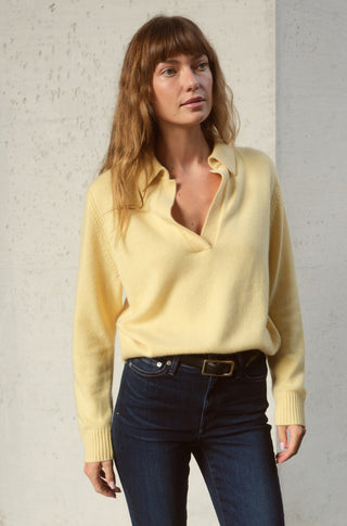 The Cashmere Polo – Butter