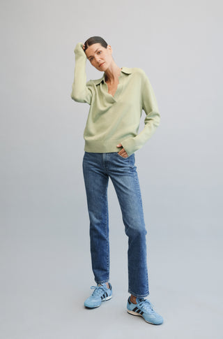 The Cashmere Polo – Iced matcha