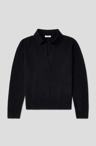 The Cashmere Polo – Black