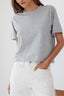 The Practice Tee in Spa Knit™  – Heather Gray