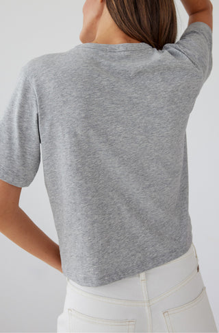 The Practice Tee in Spa Knit™ – Heather gray