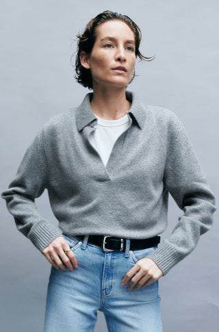 The Cashmere Polo – Smudge