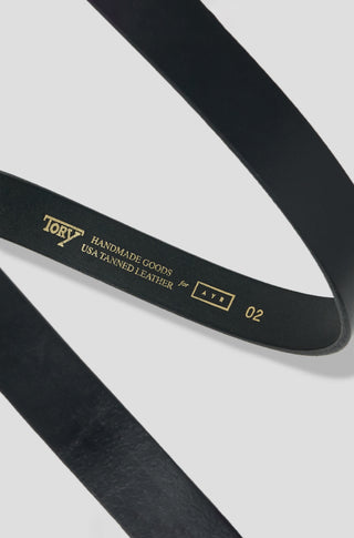 The Tory Belt – Black leather